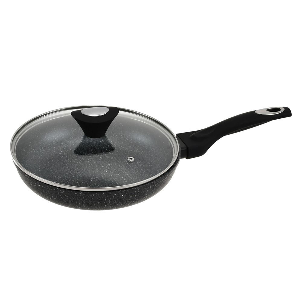 PFANNE Schwarz 35/18/5.5 cm KS2676 - Schwarz, Metall (18cm) - Krisberg 