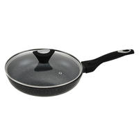 PFANNE Schwarz 35/18/5.5 cm KS2676 - Schwarz, Metall (18cm) - Krisberg 