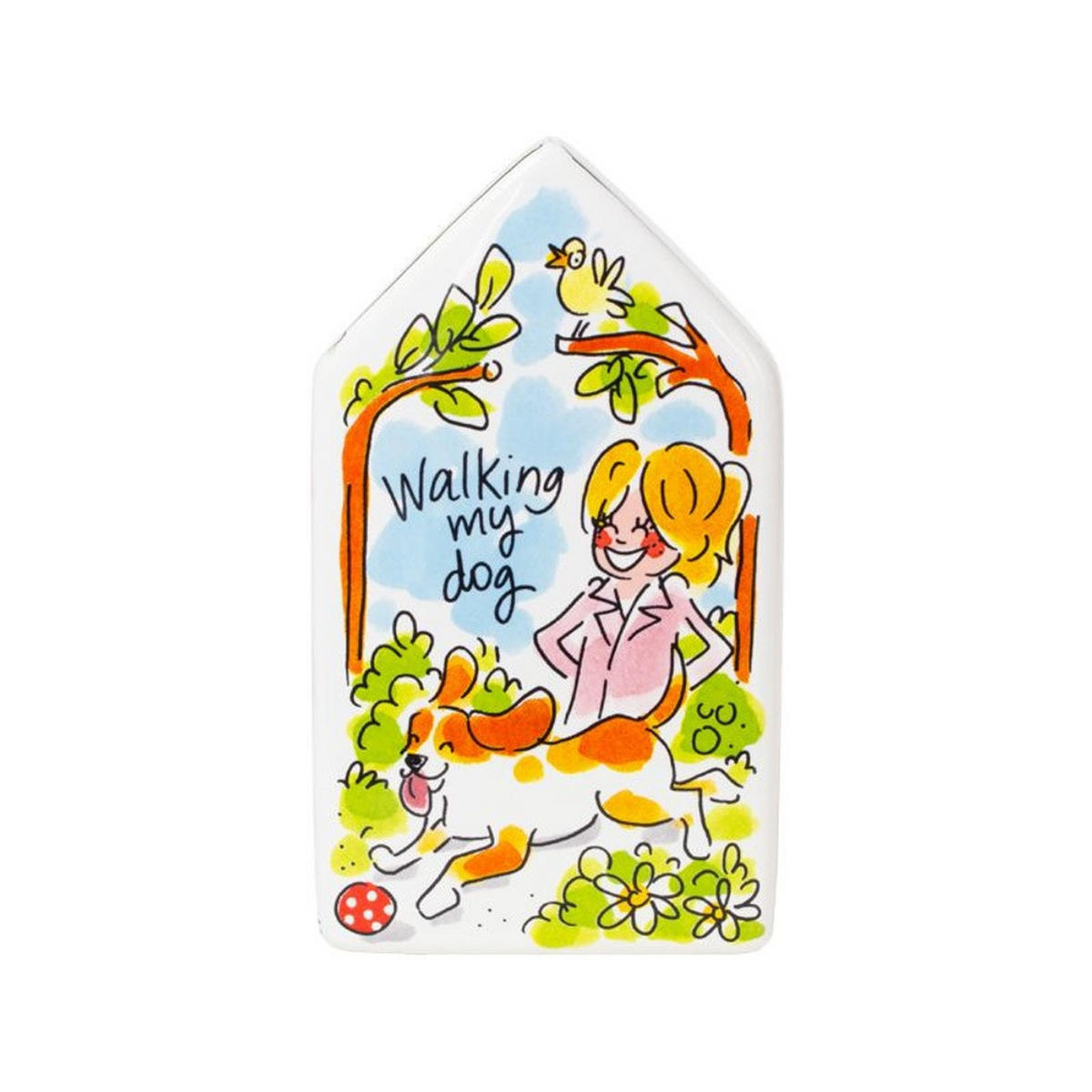SPARDOSEN Happy in Bunt - 14cm - Multicolor, Keramik (8/14/8cm) - Blond Amsterdam