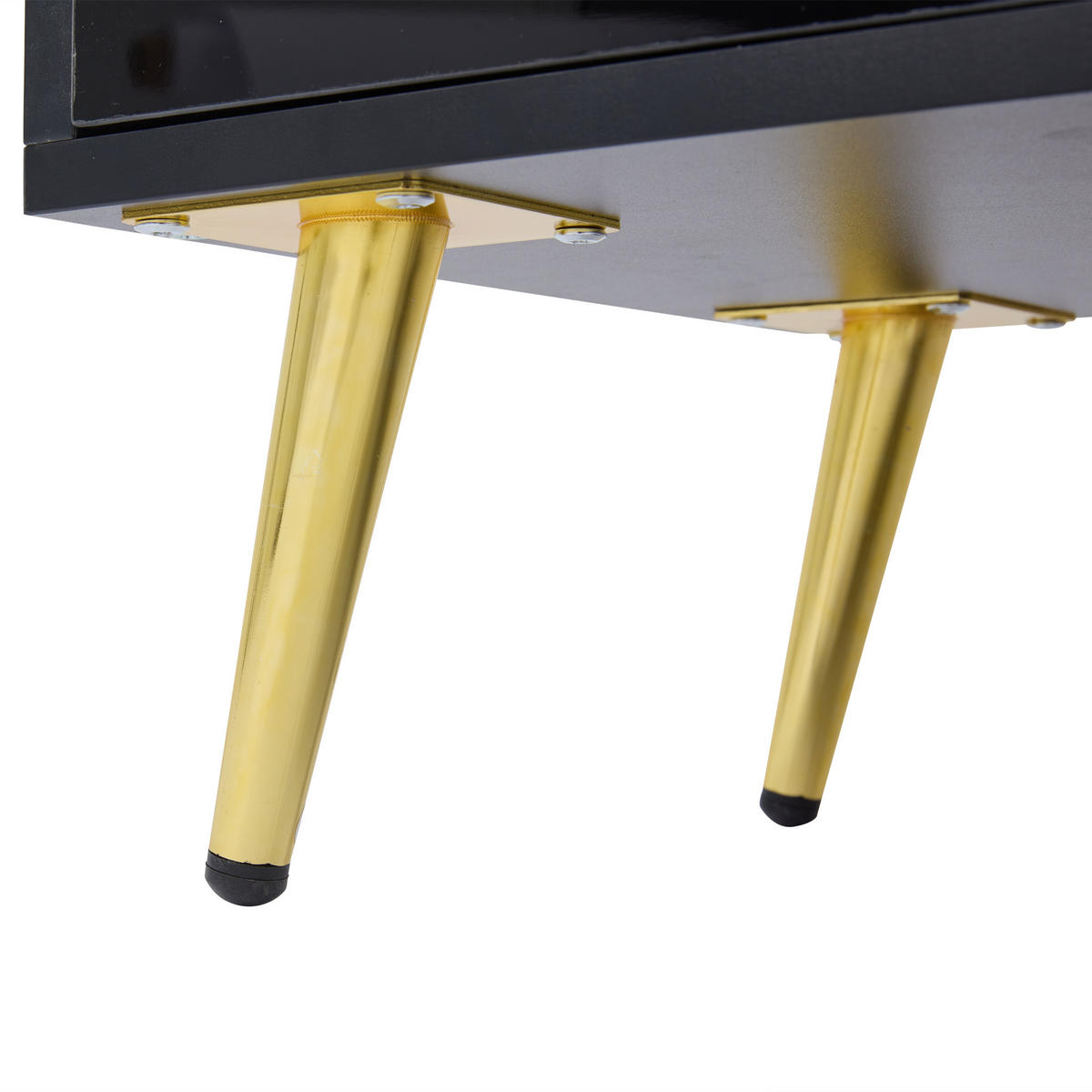 SCHUHSCHRANK DE-37827 mit Sitzbank und verstellbaren Böden Schwarz - Schwarz, Holzwerkstoff (120/71.5/35cm) - ComfortXL