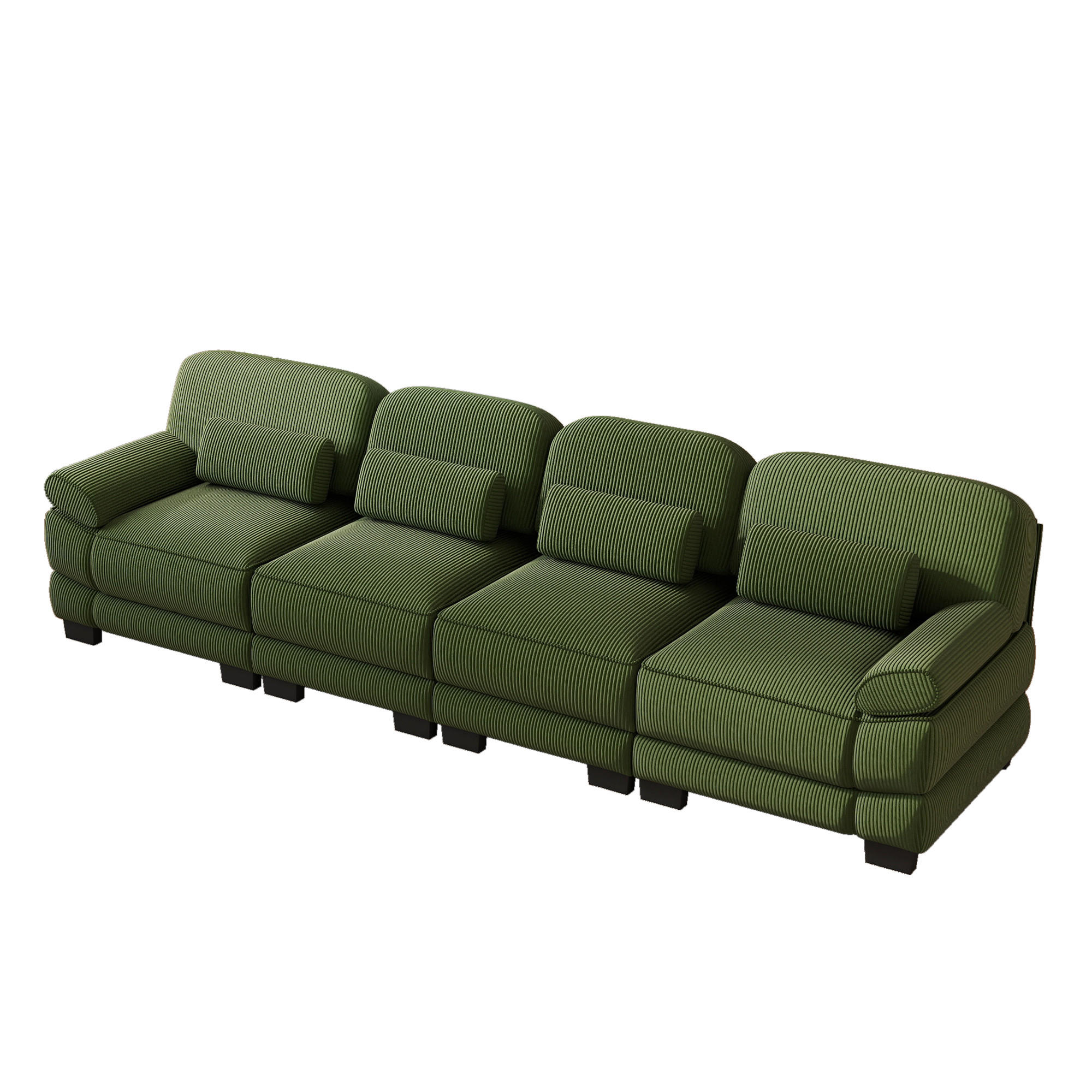 ComfortXL 4-Sitzer-Sofa Grün 336x94x88.5 cm