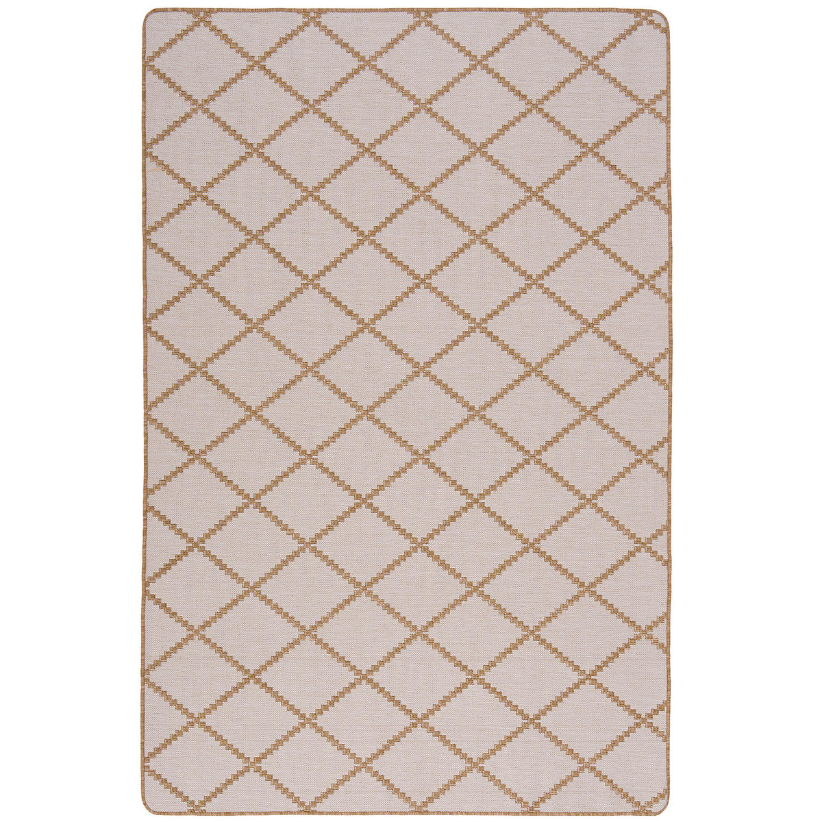 IN- UND OUTDOOR TEPPICH BEIDSEITIG NEWPORT DESIGN - Beige, Textil (200/250cm) - Snapstyle