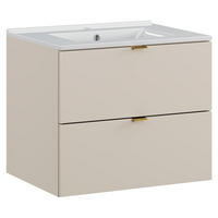 WASCHTISCH Durango-56 - Beige, Holzwerkstoff (61/52/46cm) - Lomado