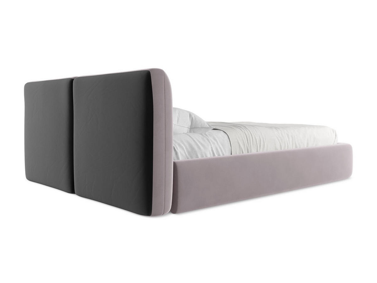 POLSTERBETT mit Bettkasten und Lattenrost 180x228 Violett - Lila/Flieder, Kunststoff/Textil (160/200cm) - Makamii