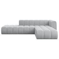 ECKSOFA modulares Sofa Zuvon-L1 - 296x177x70 cm Grau - Grau, Holzwerkstoff/Textil (296/177cm) - ALTDECOR