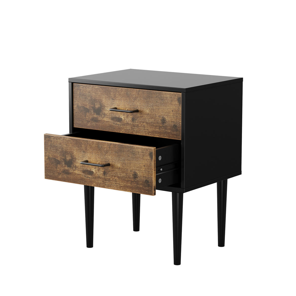 NACHTTISCH Dunkelbraun 51/38/66 cmProduct Description - Braun, Holz (51/66/38cm) - PANGIVO
