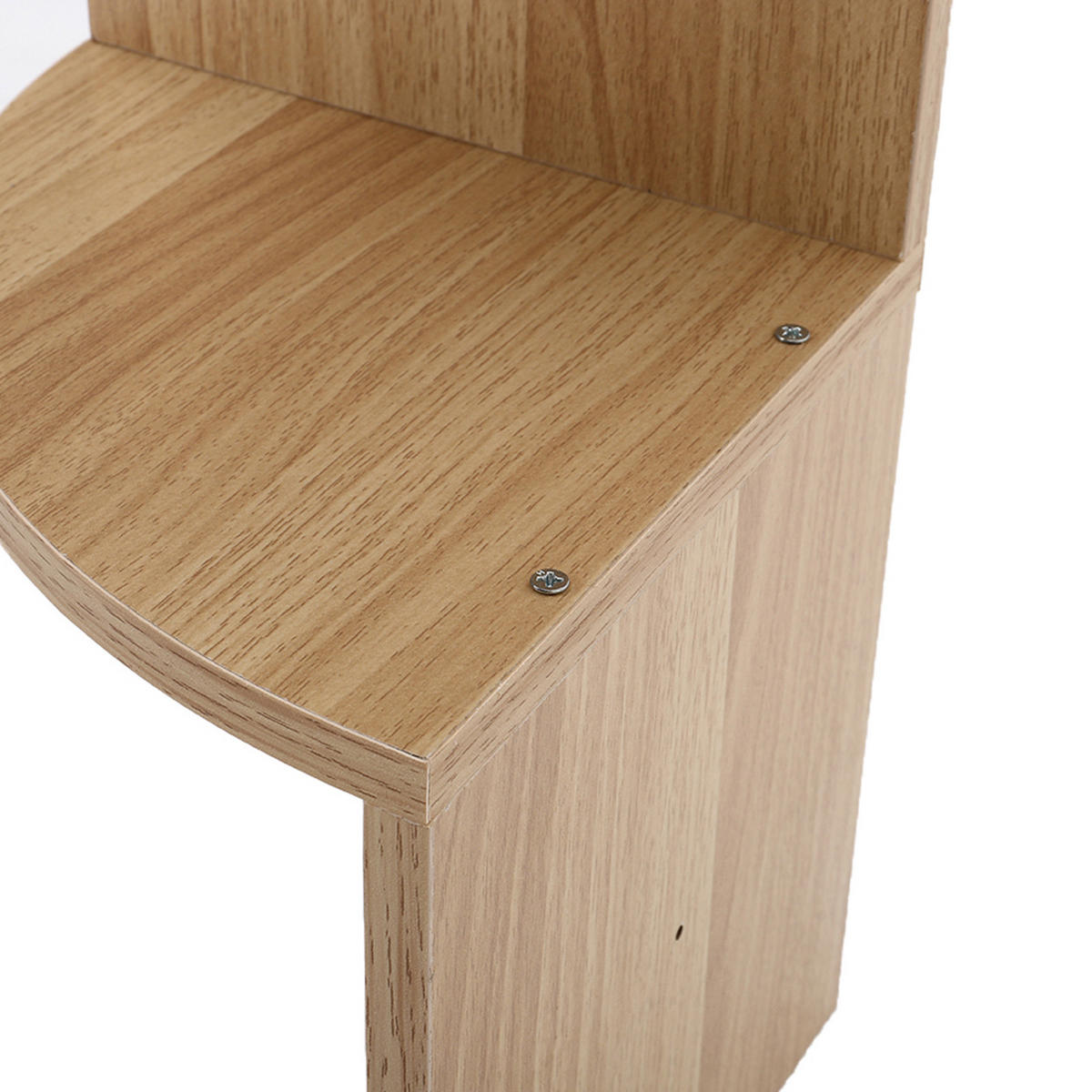 WANDREGAL 19.5/19.5/81 cm 3-Stufig Wandmontage Holz Hellbraun - Hellbraun, Holzwerkstoff (19.5/81/19.5cm) - Livingandhome