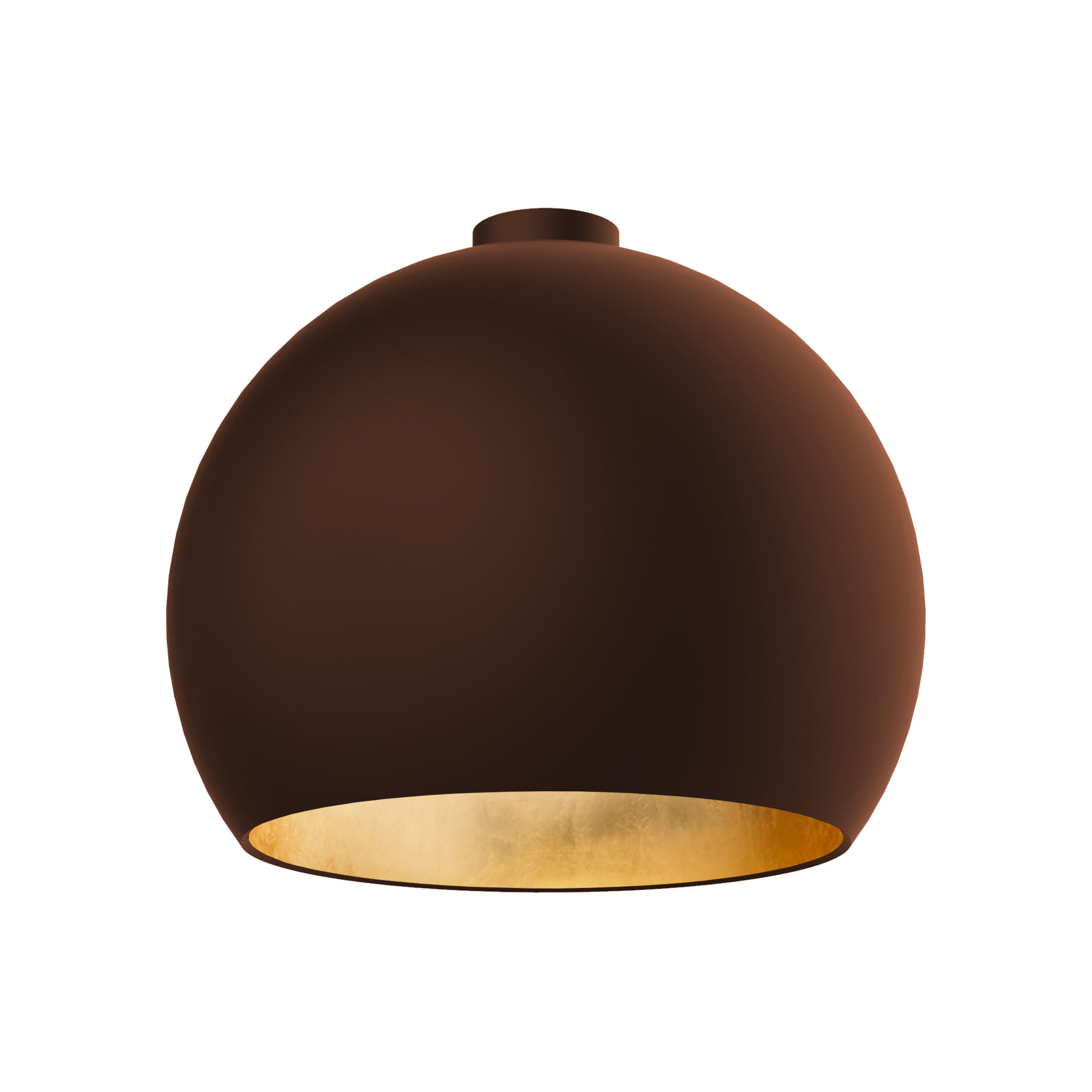 DECKENLEUCHTE - Goldfarben, Metall (50/50/45cm) - Lumicom