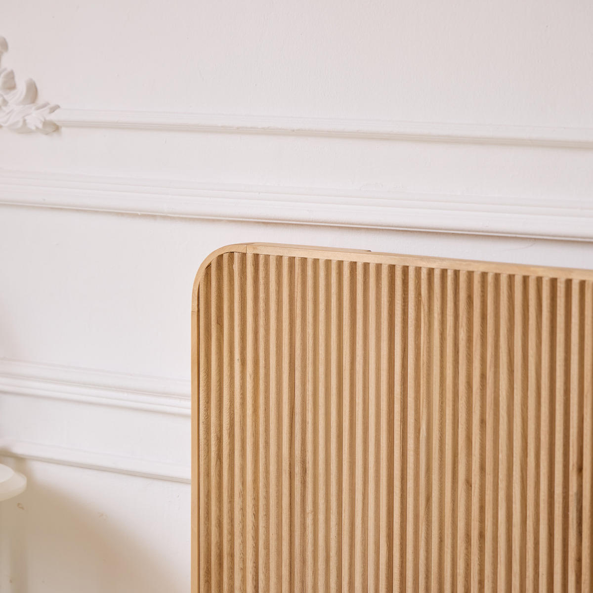 BETTKOPFTEIL Rechteckig Braun 90 cm - Braun, Holz (90/108.5/3.5cm) - Nordlys