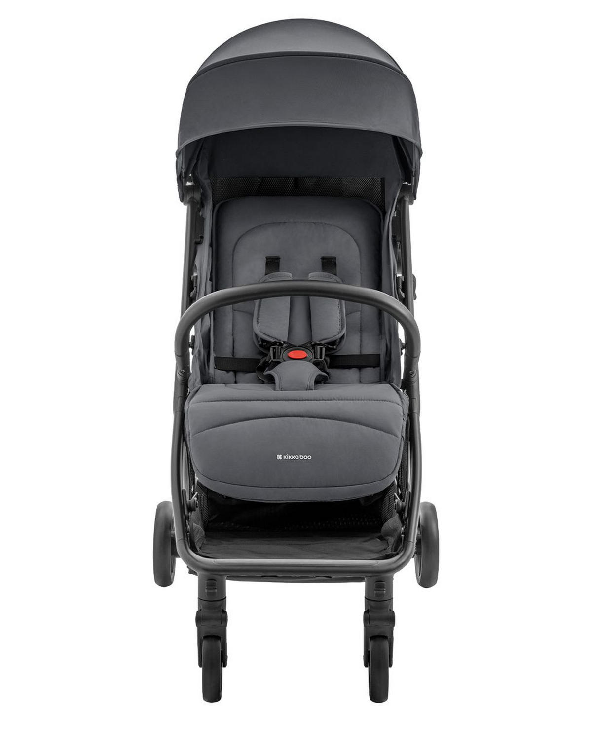 BUGGY Lauren grau/schwarz verstellbar faltbar Aluminiumrahmen bis 22 kg - Grau, Metall (66/53/105cm) - Kikka boo