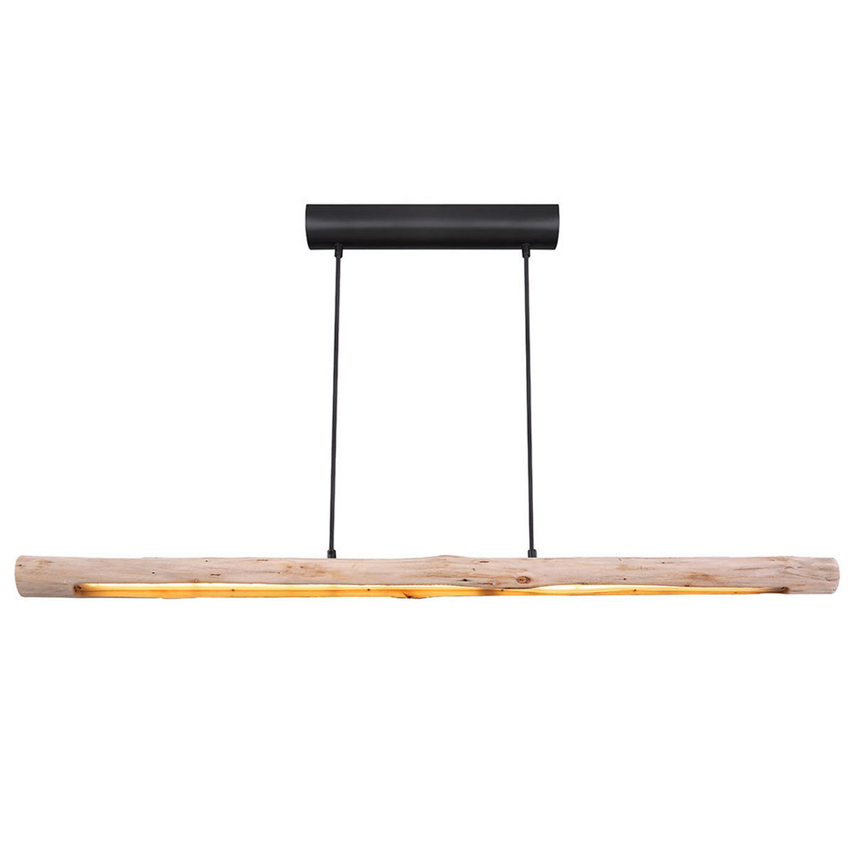 LED HÄNGELEUCHTE Holz Braun - Braun, Holz (120/7/150cm) - Globo Lighting