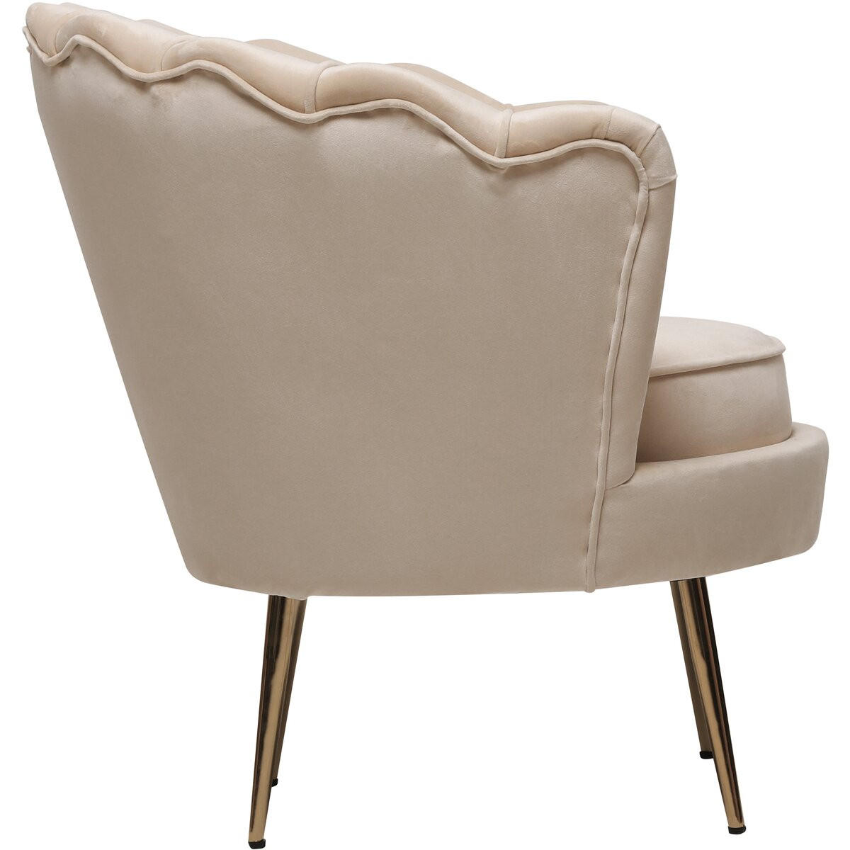SESSEL - "Floria" - 75 x 68 x 77.5 cm - Beige - Beige, Textil (73/76/70cm) - Habitat Garten