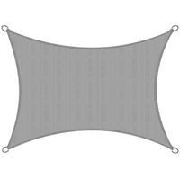SONNENSEGEL SolVision HS9 200/300 cm rechteckig Grau HDPE - Grau, Kunststoff (300/200cm) - Sol Royal