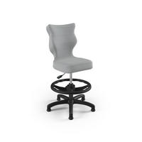 KINDERSTUHL Petit mit Fußstütze - Hellgrau/Schwarz, Textil (66/90/66cm) - RAUMHIRSCH FURNITURE