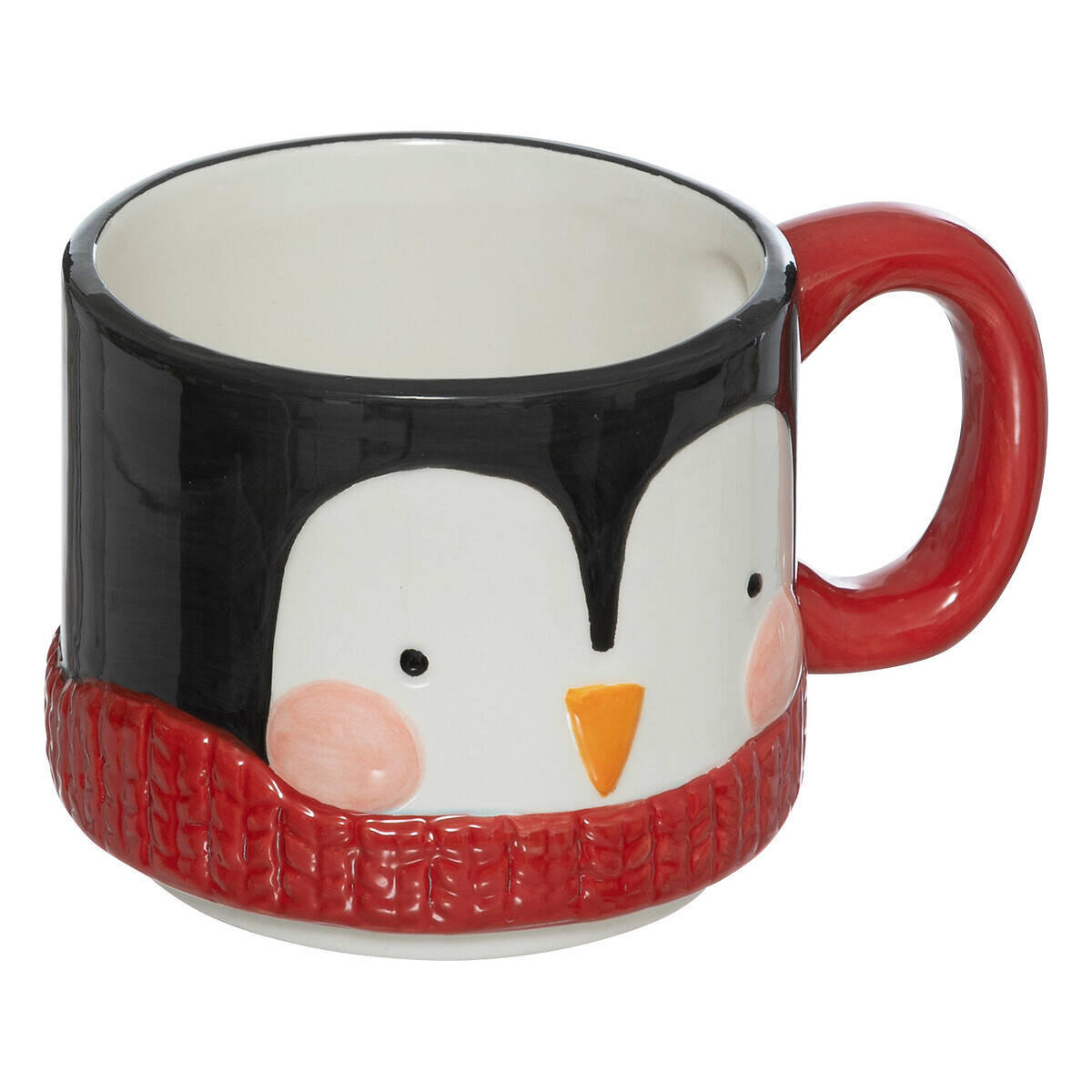 KANNE UND BECHER Weihnachtsmotiv 21 cm - Multicolor, Keramik (400L) - Atmosphera Createur d´interieur