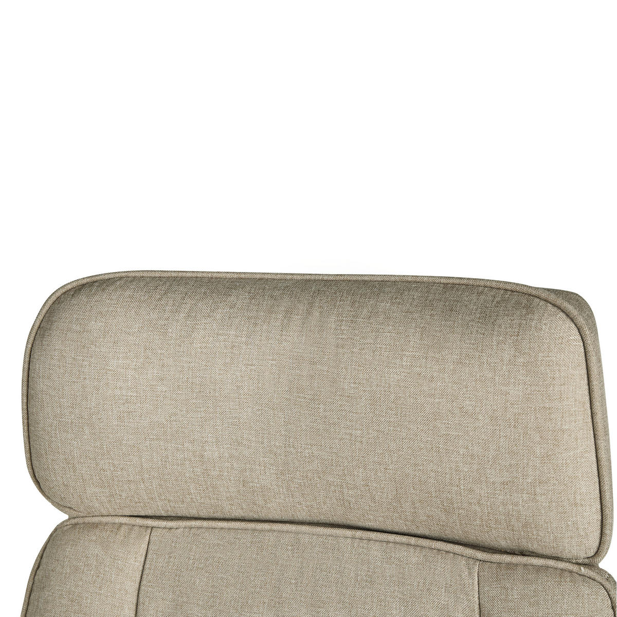 BÜROSTUHL Polyester Beige Pilot - Beige, Textil/Metall (72/117/72cm) - Beliani