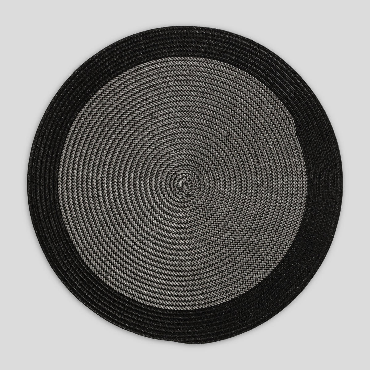 DEKORATIVES TISCHSET Lisena - Schwarz, Kunststoff (38cm) - home&you