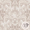 VLIESTAPETE Apolline Taubengrau | Beige Grau | Damast Botanisches Design | 10mx52cm - Grau, Papier/Kunststoff (52/1000cm) - LAURA ASHLEY