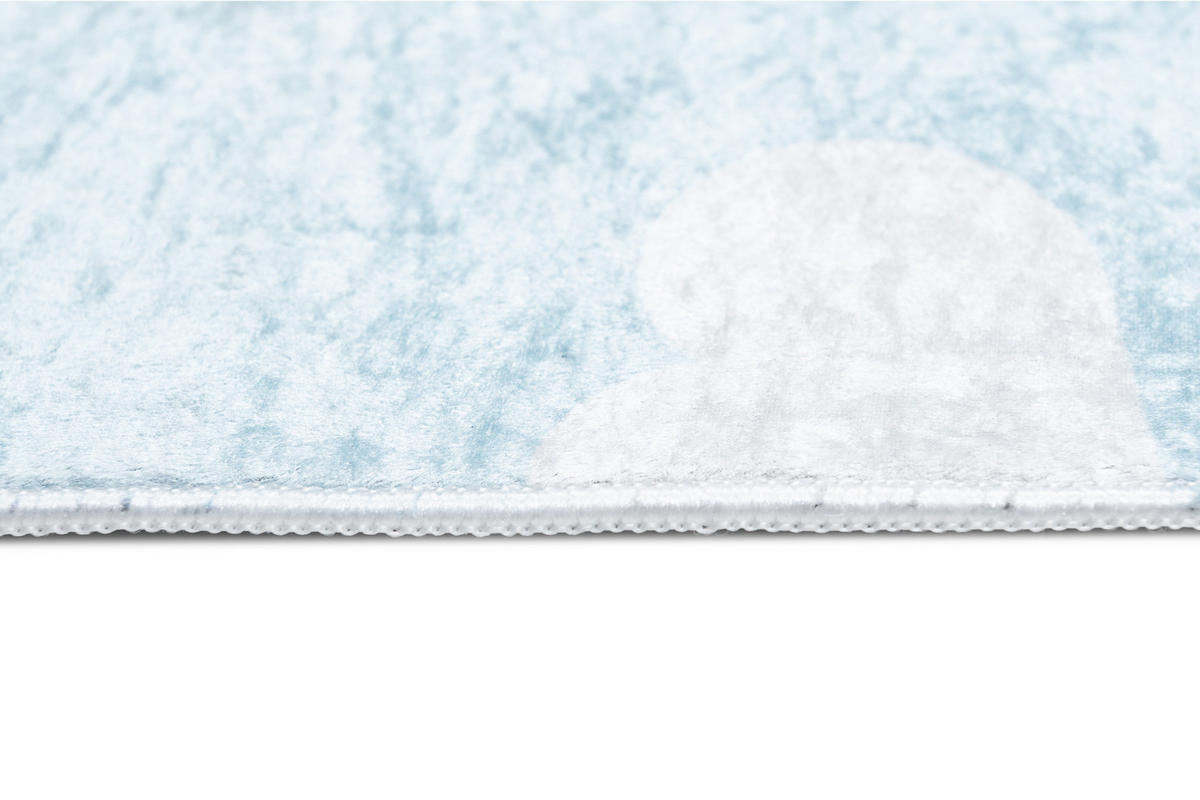 TEPPICH EMMA Blau 140/200 cm - Blau, Kunststoff (140/200cm) - Tapiso