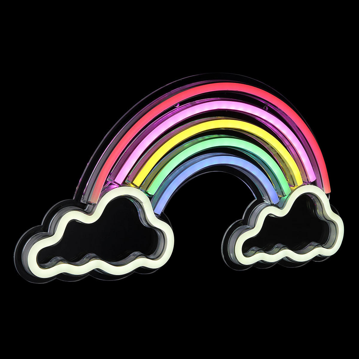 LED KINDERWANDLEUCHTE RAINY Klar Kunststoff - Multicolor, Kunststoff (20/1.6/40cm) - Globo Lighting