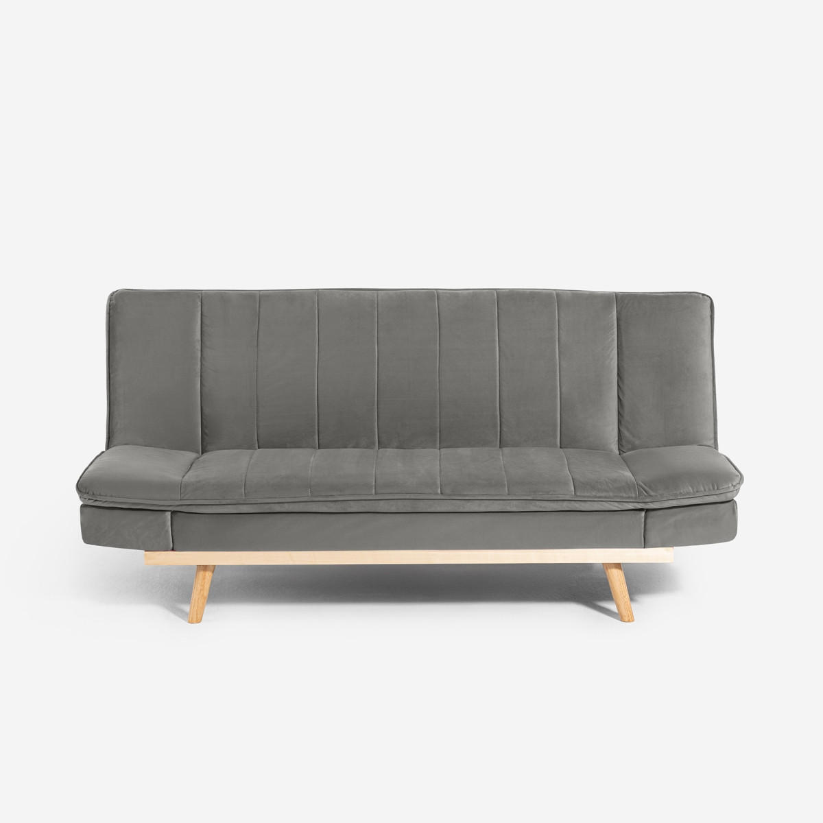 Pasmara Schlafsofa Grau 50x98x190 cm