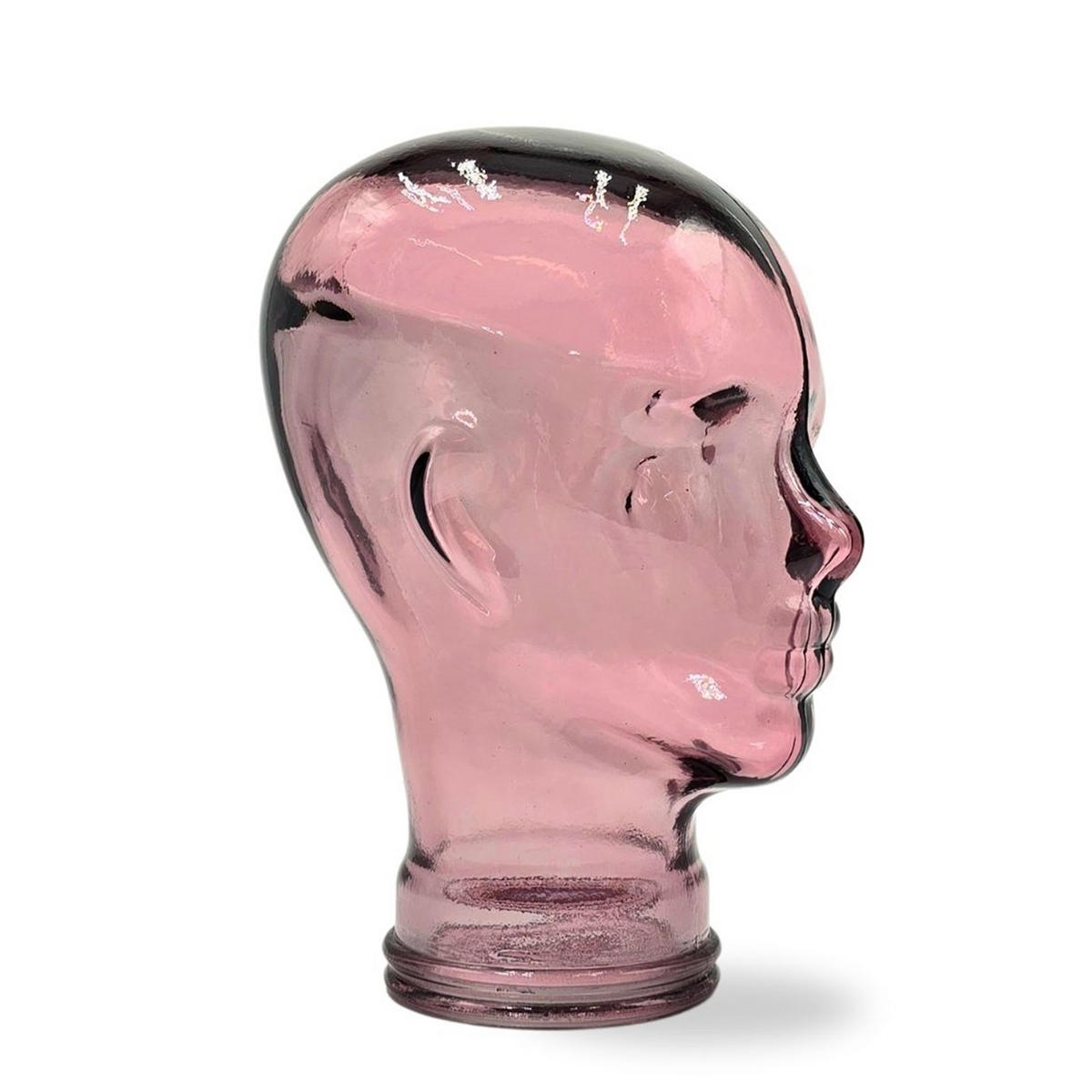 KOPFHÖRERSTÄNDER MICK Glas T08 altrosa - Altrosa, Glas (21/29/21cm) - DESIGN DELIGHTS