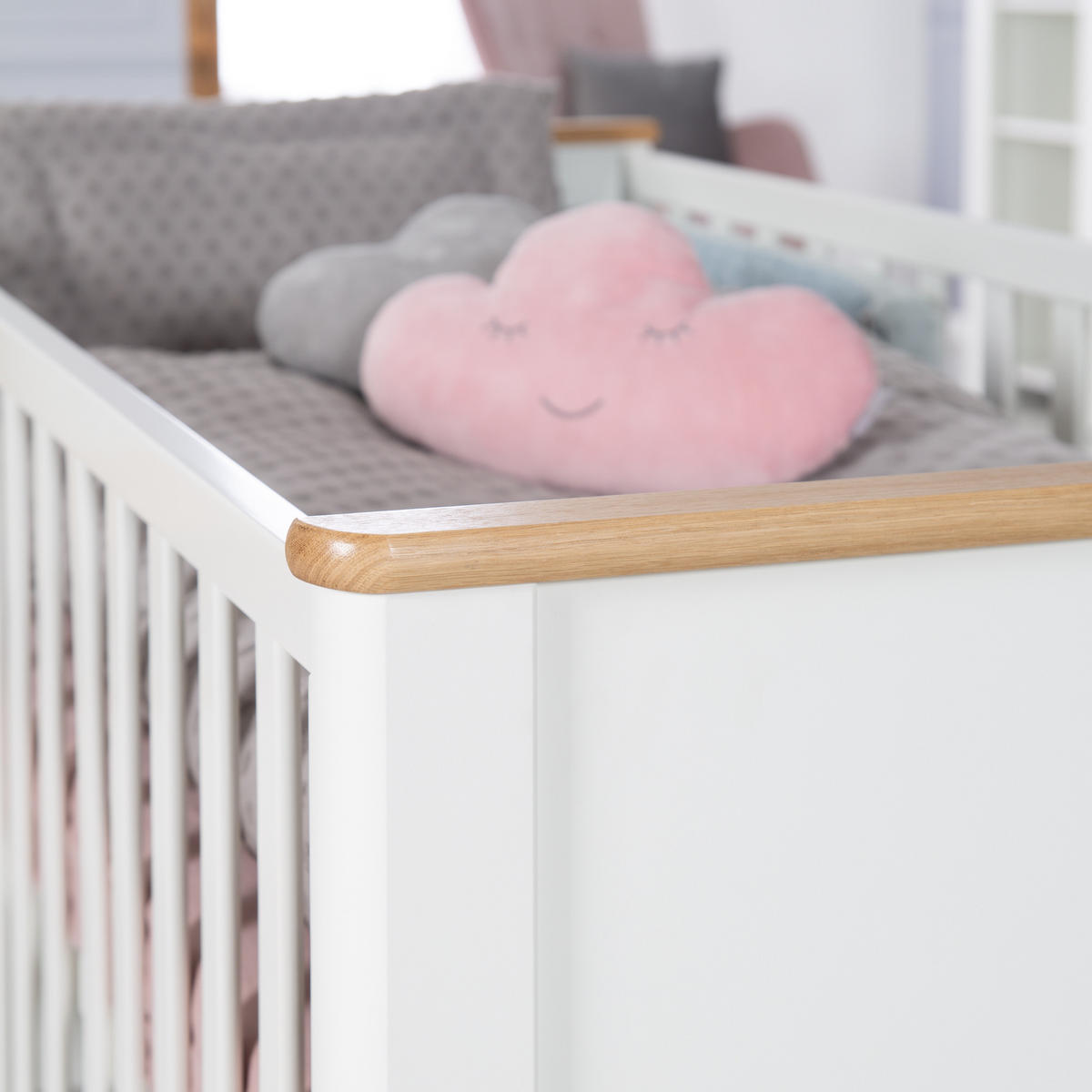 BABYZIMMER-SET Ava 3-teilig - Weiß, Holzwerkstoff (138.5/200/119cm) - Roba
