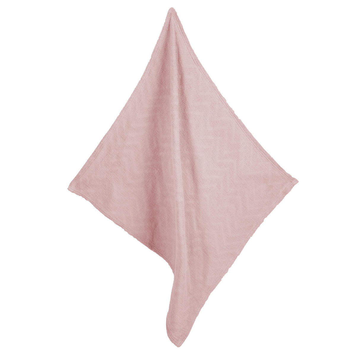 DECKE IN STRICKOPTIK 80 x 80 cm Lil Planet rosa - Altrosa, Textil (80/80cm) - Roba