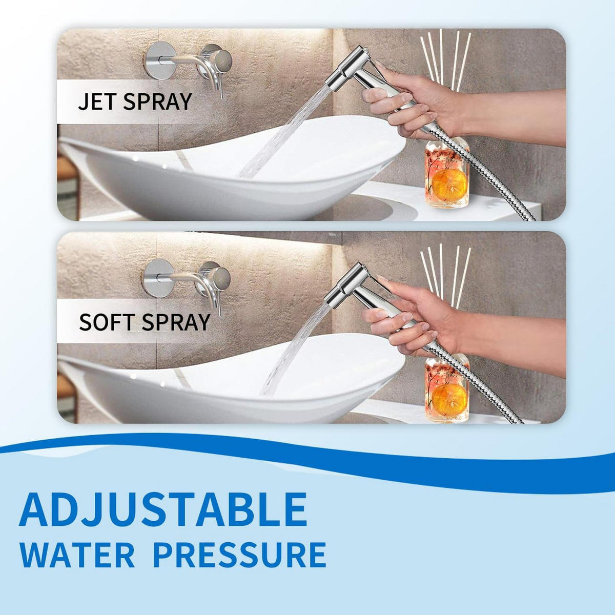 WC-BIDET-AUFSATZ, Silberfarben,20/16.5/8CM - Silberfarben, Metall (16.5/8/20cm)