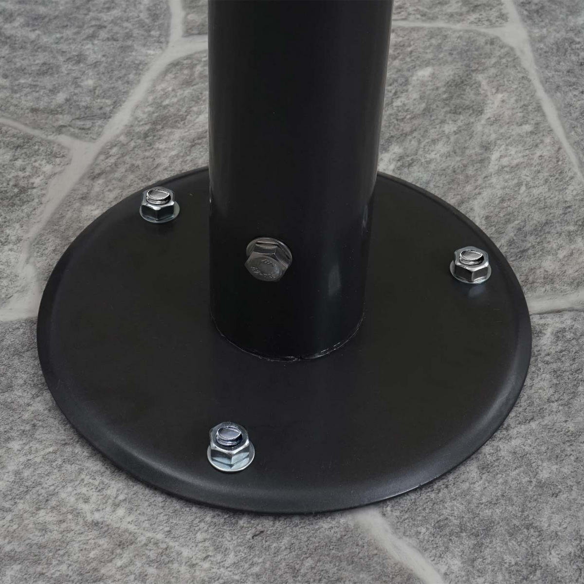 PERGOLA Gestell 284x310x295cm Schwarz - Schwarz, Metall (310/284/295cm) - BERLINLODGE