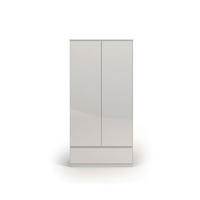 GARDEROBENSCHRANK weiß - Weiß, Holzwerkstoff (99/201/50cm) - ebuy24