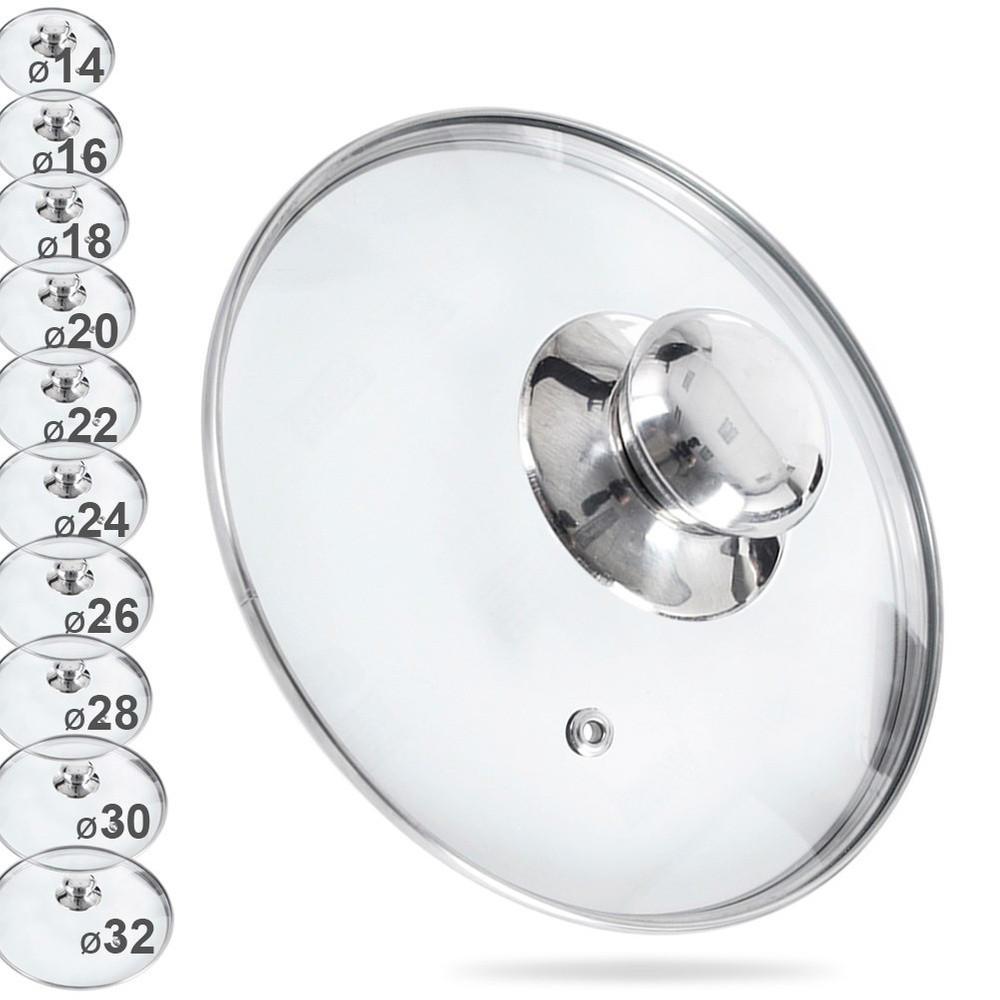 GLASDECKEL Universal transparent - Klar, Glas (14/14/5cm) - Orion 