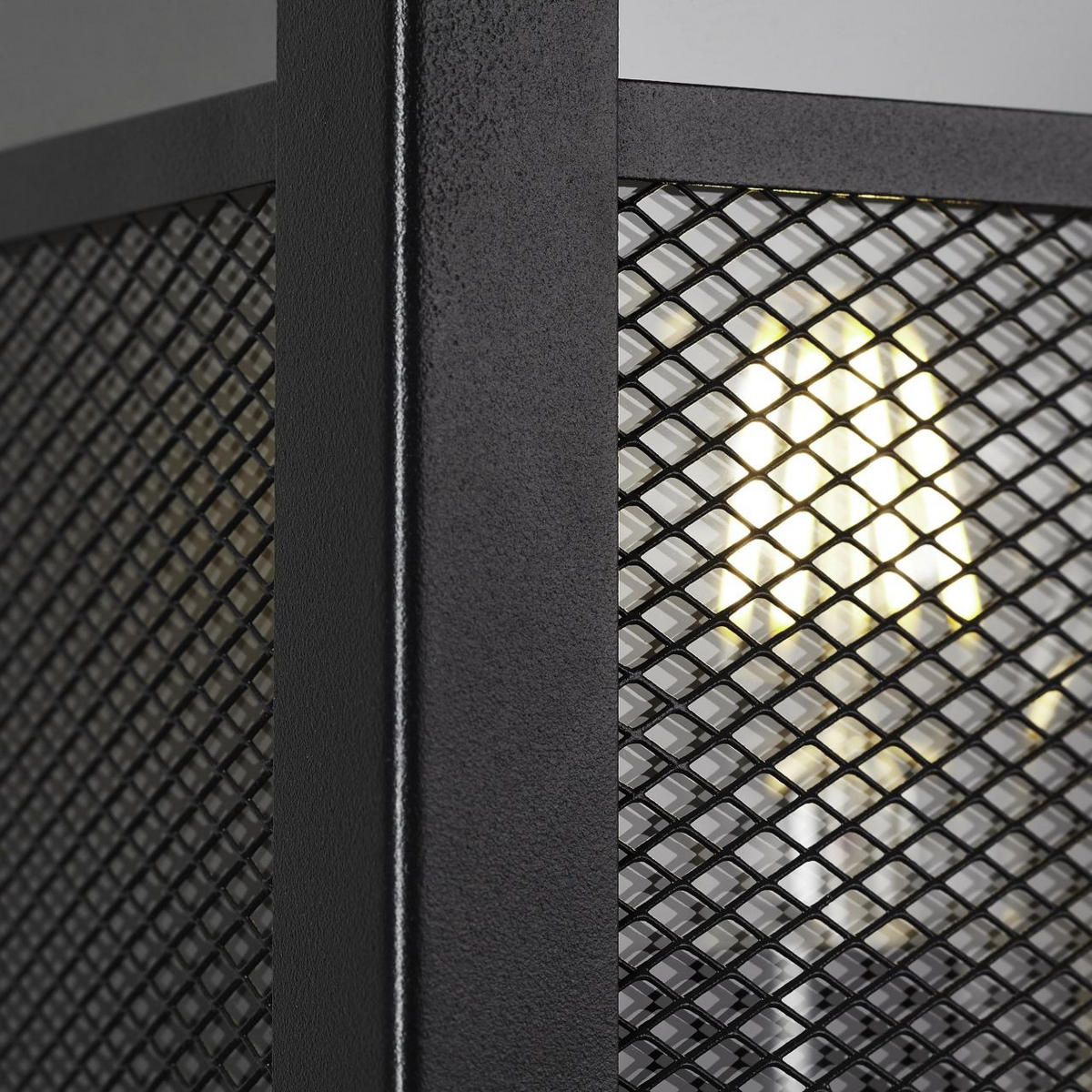 AUSSENWANDLEUCHTE Getta 96409/06 - Schwarz, Metall (17/26/10cm) - Brilliant