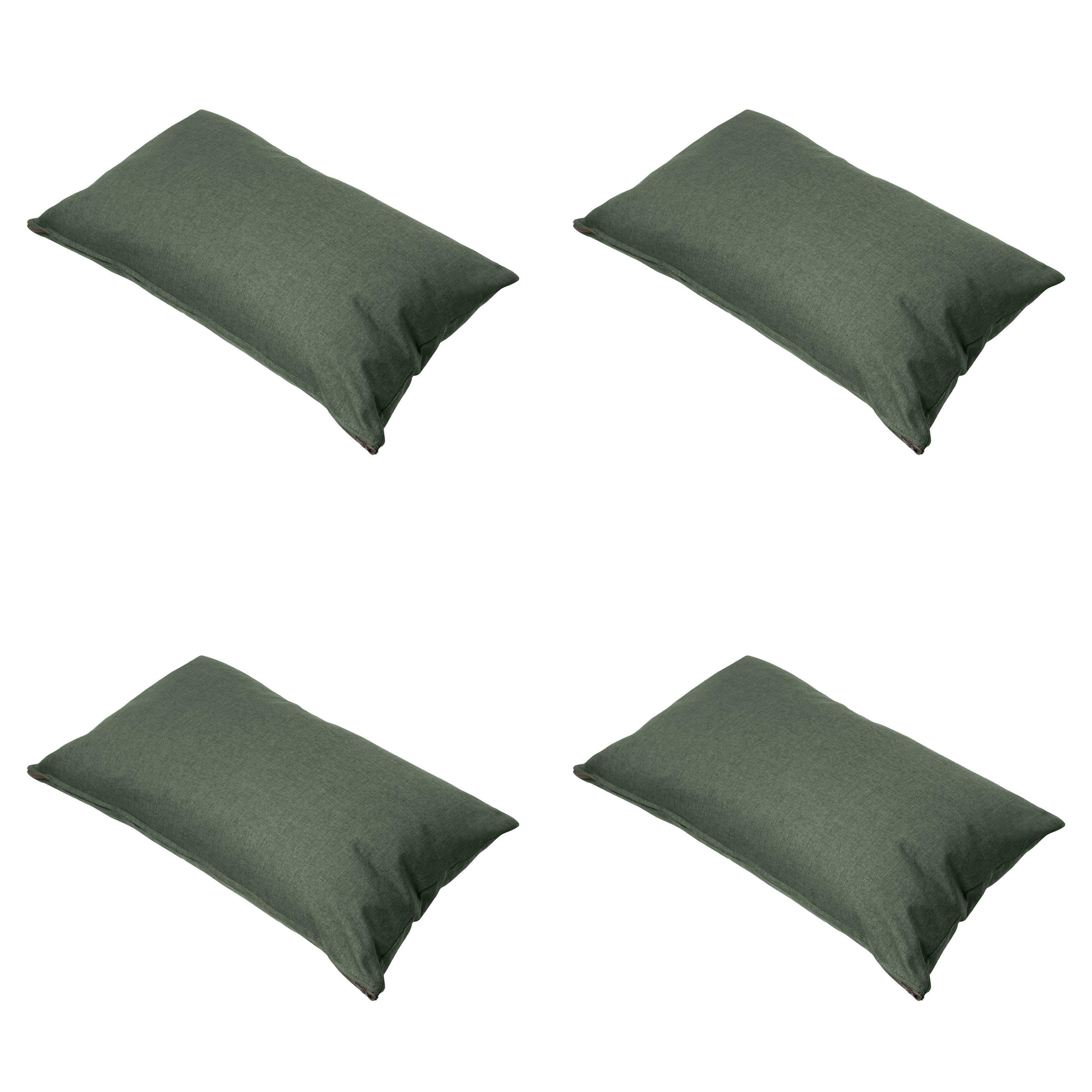 DEKORATIONSKISSEN Best deal - Grün - 40/60/10 cm - 4er-Set - Grün, Textil (60/40cm) - Madison