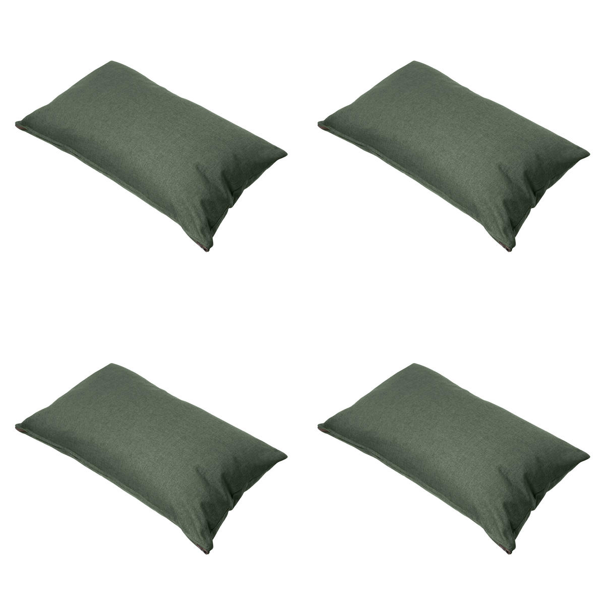 DEKORATIONSKISSEN Best deal - Grün - 40/60/10 cm - 4er-Set - Grün, Textil (60/40cm) - Madison