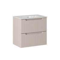 WASCHTISCH 60cm Riva Kaschmir - Beige, Holzwerkstoff (60/57/40cm) - Petits-meubles