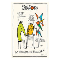 GESCHIRRTUCH Shadoks Les fondements ekrü 48 x 72 cm - Weiß, Textil (48/72cm) - Winkler