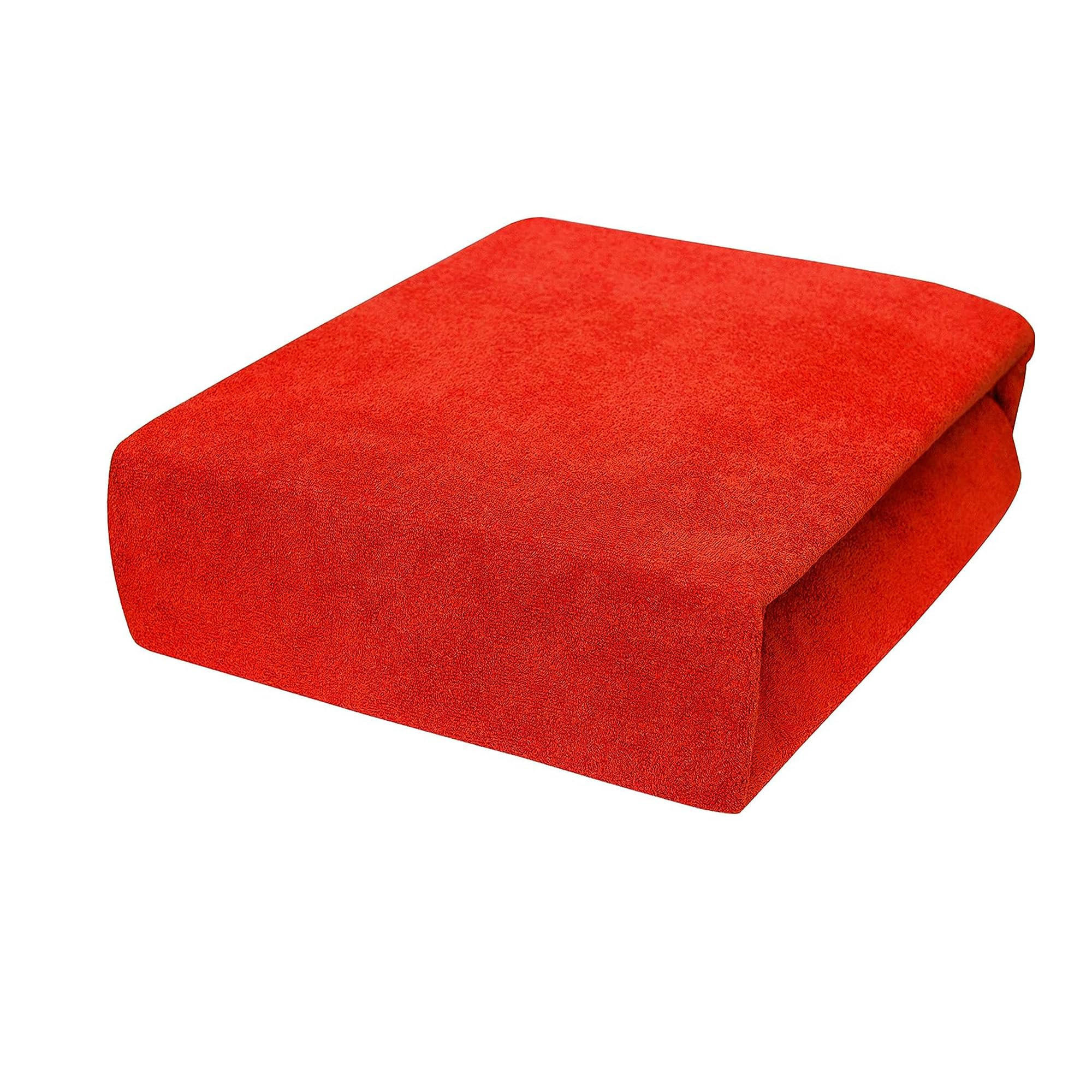 Best For Home Spannbettlaken Rot 180x200 cm
