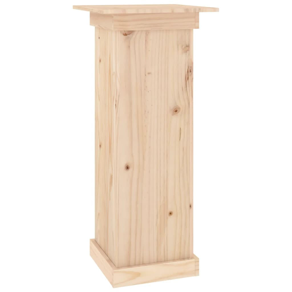 BLUMENSTÄNDER 40/40/90 Cm Massivholz Kiefer - Braun, Holz (40/40cm) - vidaXL