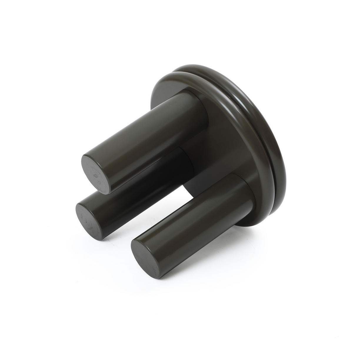 BEISTELLTISCH Rund | Ø40 x H35 cm - Dunkelgrün, Holz/Holzwerkstoff (40/40/35cm) - Hometopia