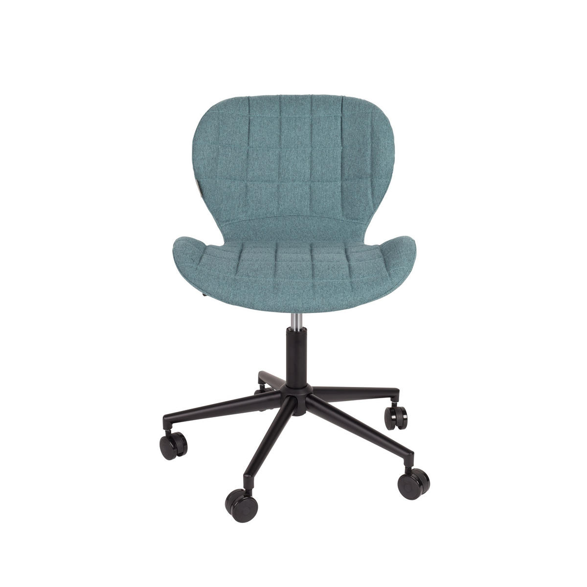 BÜROSTUHL OMG Schwarz/ Blau - Multicolor, Textil (65/76/65cm) - Zuiver