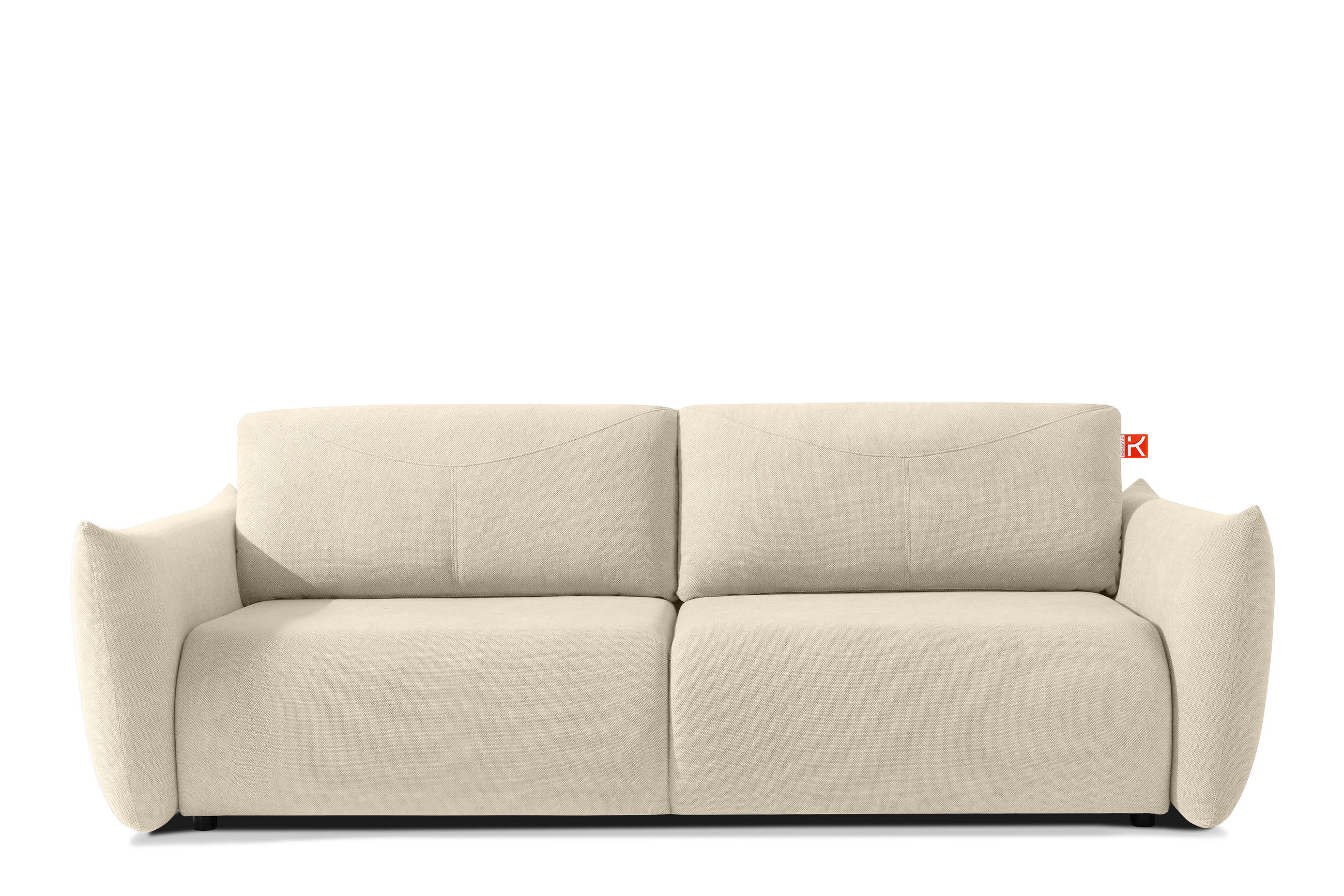 3-SITZER-SOFA LAVIS, Ecru - Ecru, Holz/Textil (242/87/111cm) - KONSIMO®