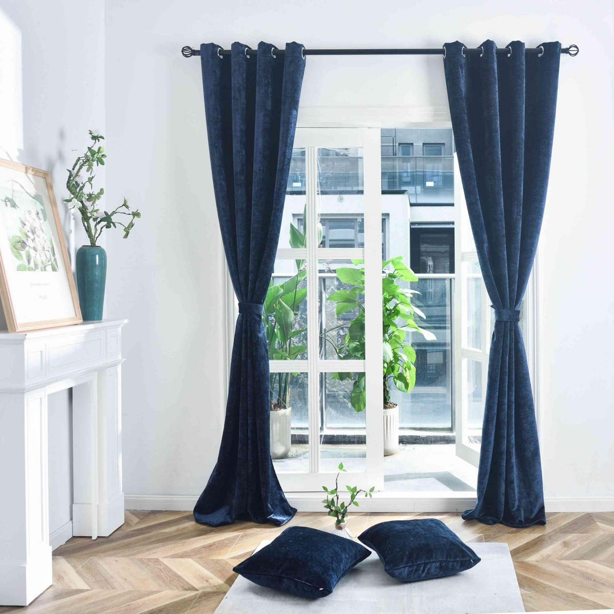 VORHANG NÜRNBERG HxB 245x135 cm Blau - Blau, Textil (135/245/245cm) - Gardinenbox