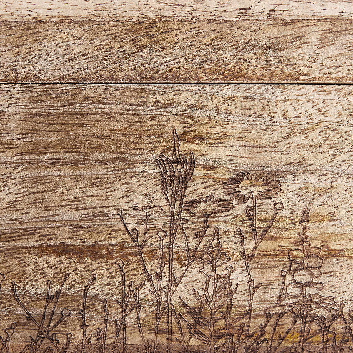 TEEBOX Tea Time - Braun, Glas/Holz (18/10/23cm) - Butlers