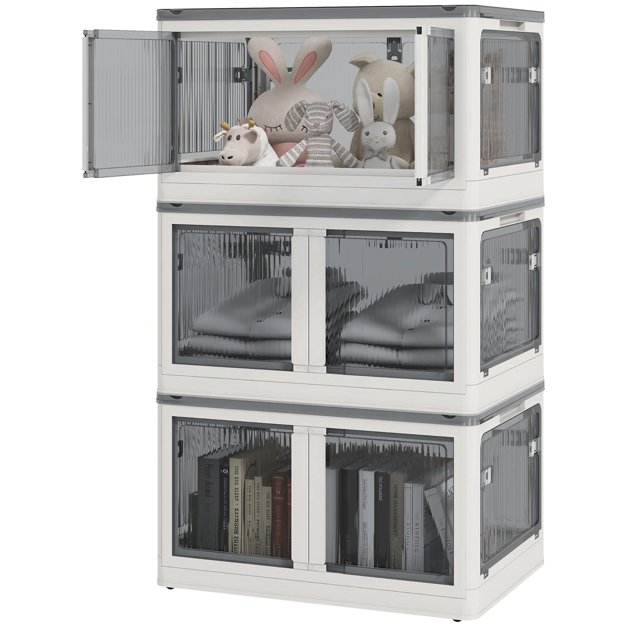 XXXLutz Mehrzweckschrank Weiß 60x34x42 cm