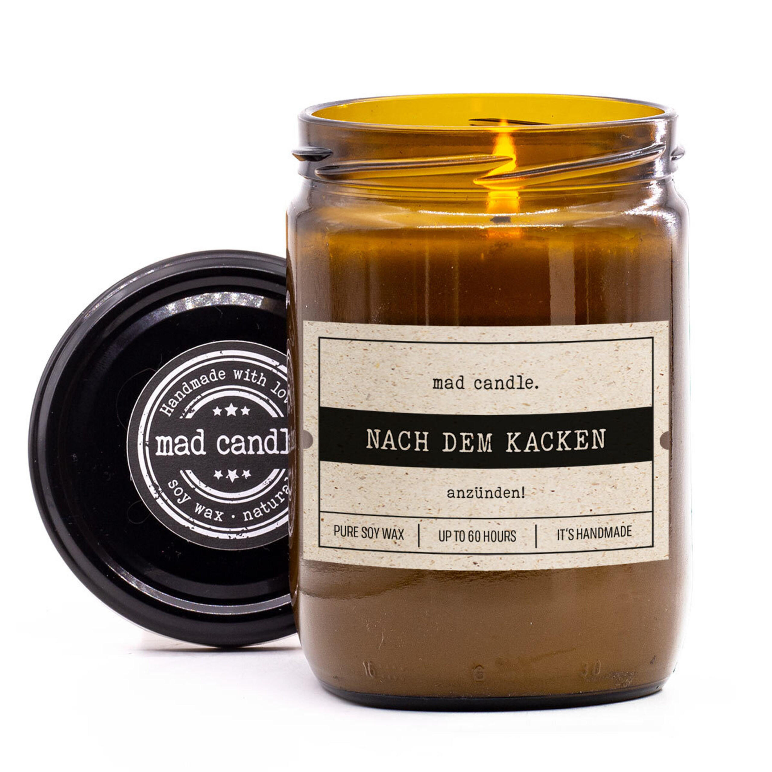 DUFTKERZE MadCandle - Multicolor, Naturmaterialien/Glas (12cm)