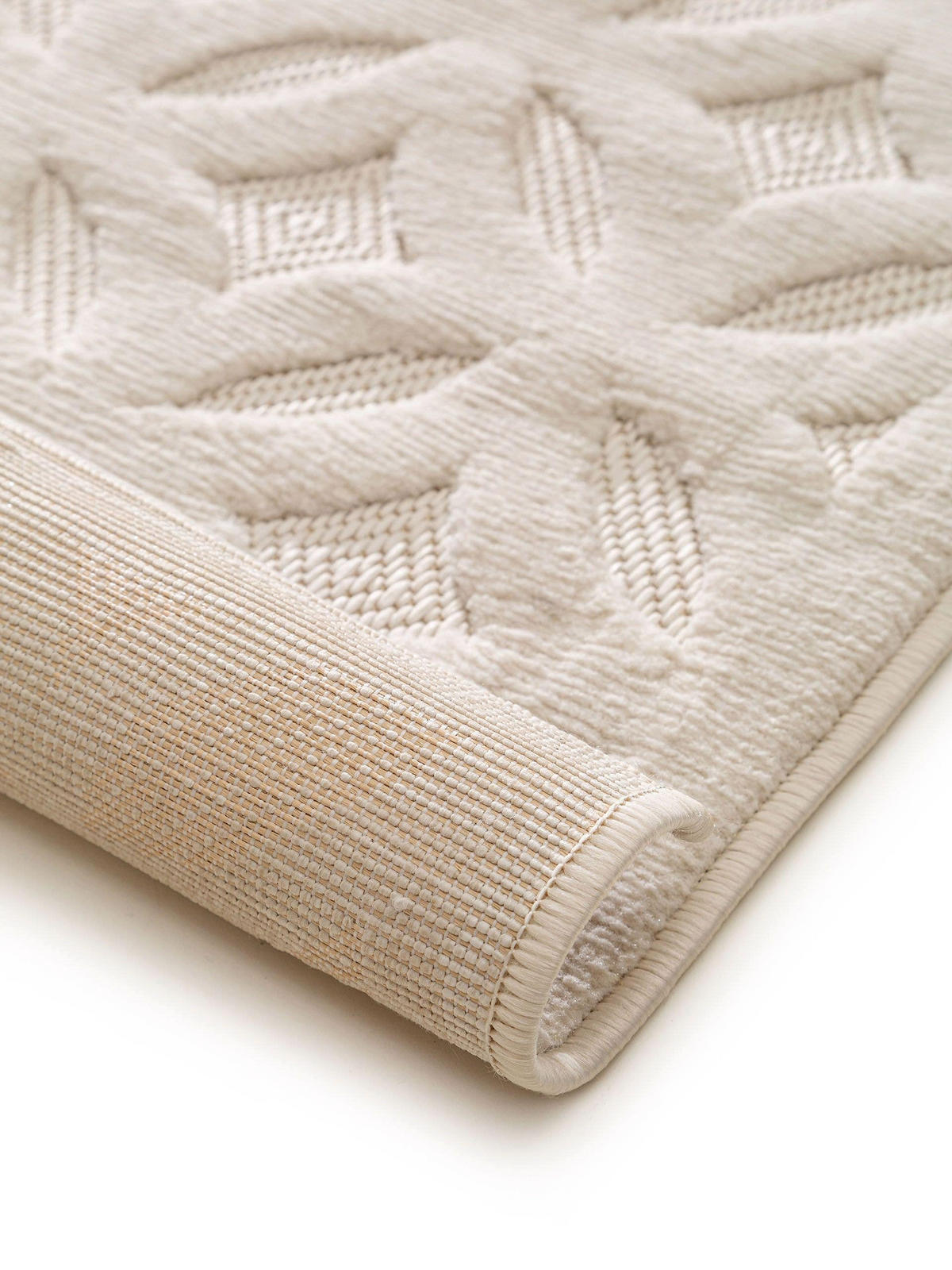 OUTDOORTEPPICH Bonte Cream 120x170 cm - Creme, Textil (120/170cm) - benuta Nest
