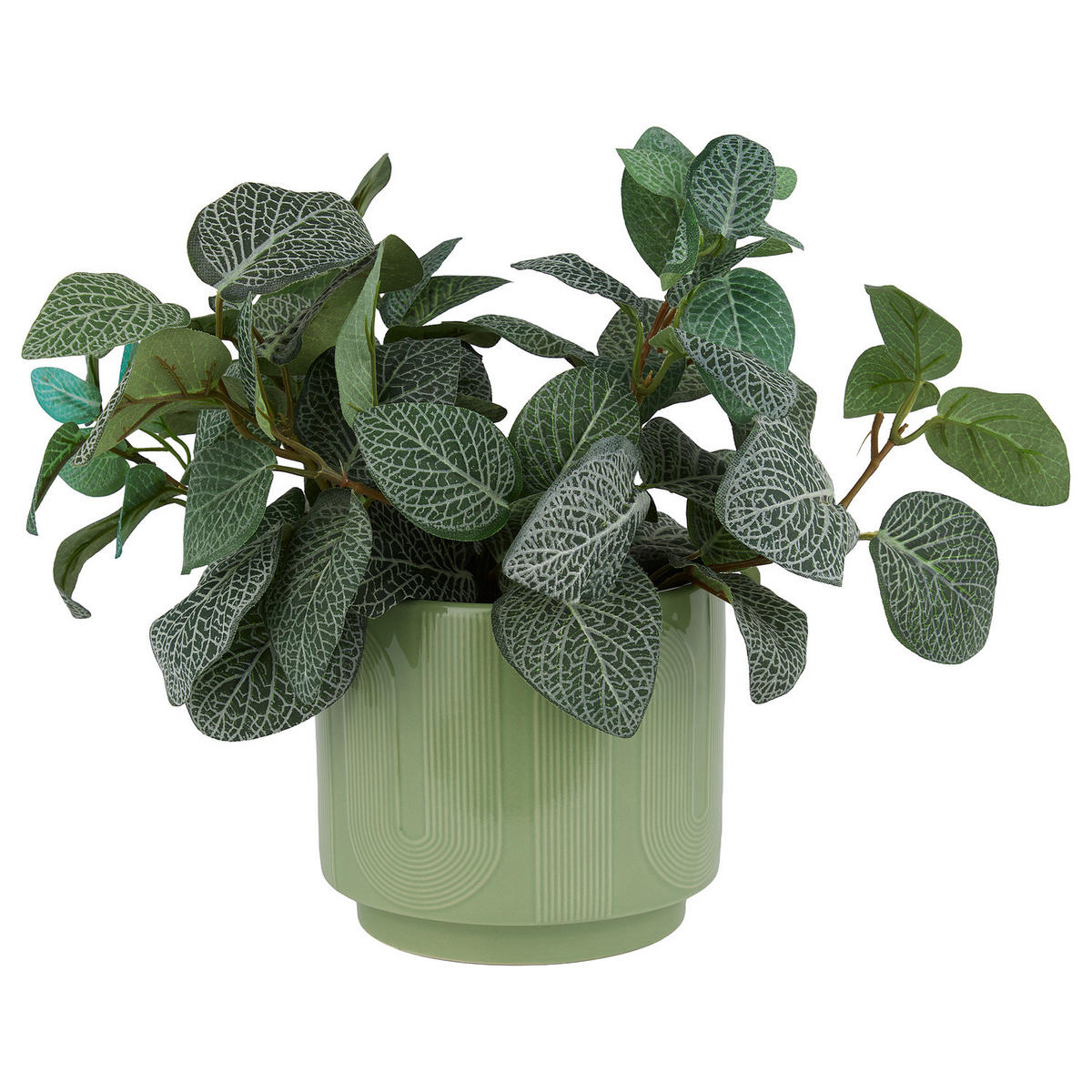 BLUMENTOPF Cuves 15cm - Salbeigrün, Keramik (14cm) - Butlers