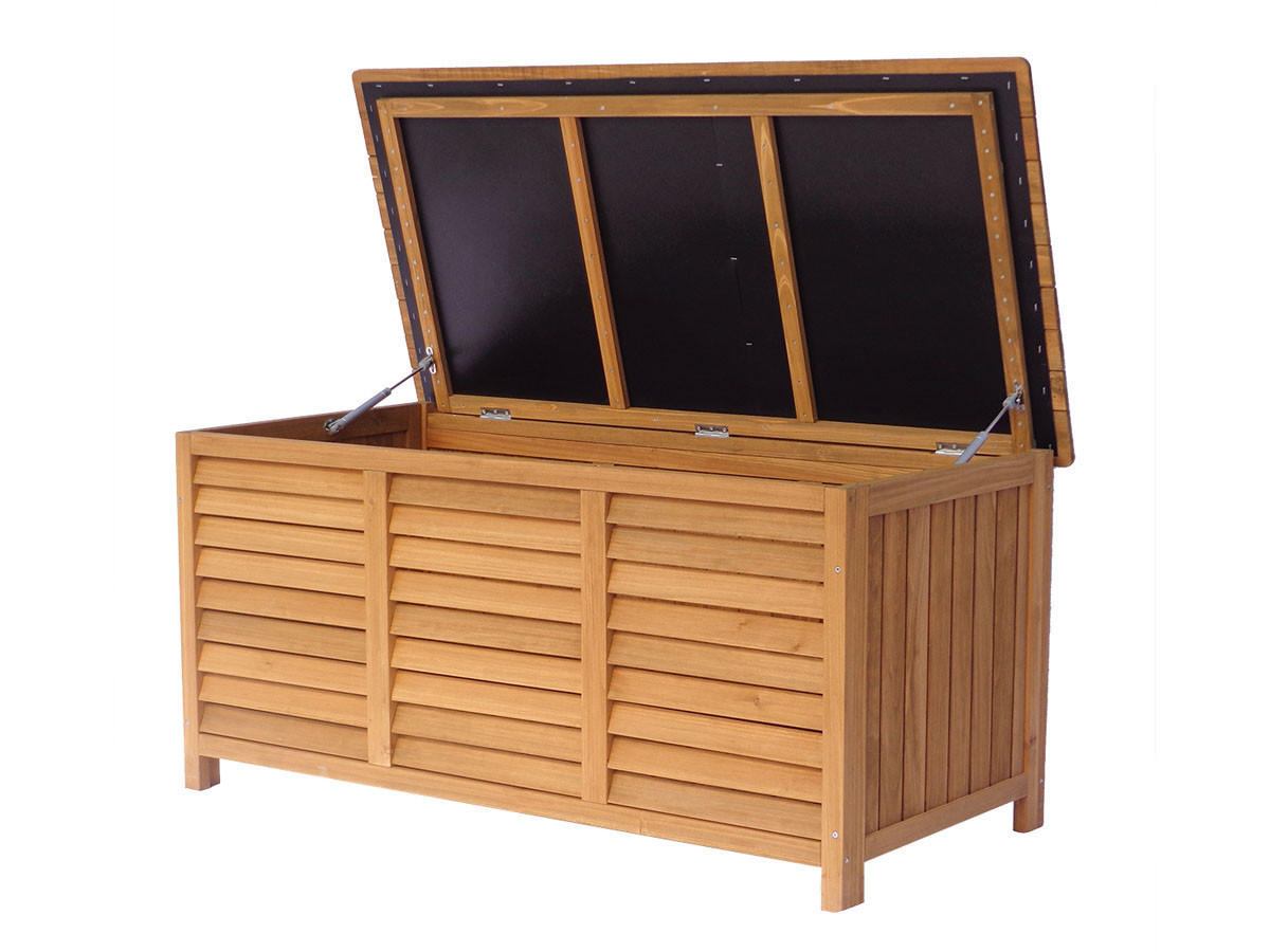 GARTENSCHRANK - GARTENTRUHE macao Braun - Braun, Holz (64/60/130cm) - Habitat Garten