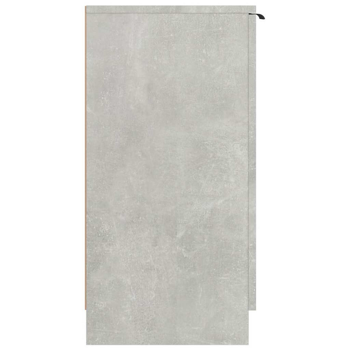 SCHUHSCHRANK Betongrau 59/35/70 Cm Holzwerkstoff - Grau, Holzwerkstoff (35/70/59cm) - vidaXL